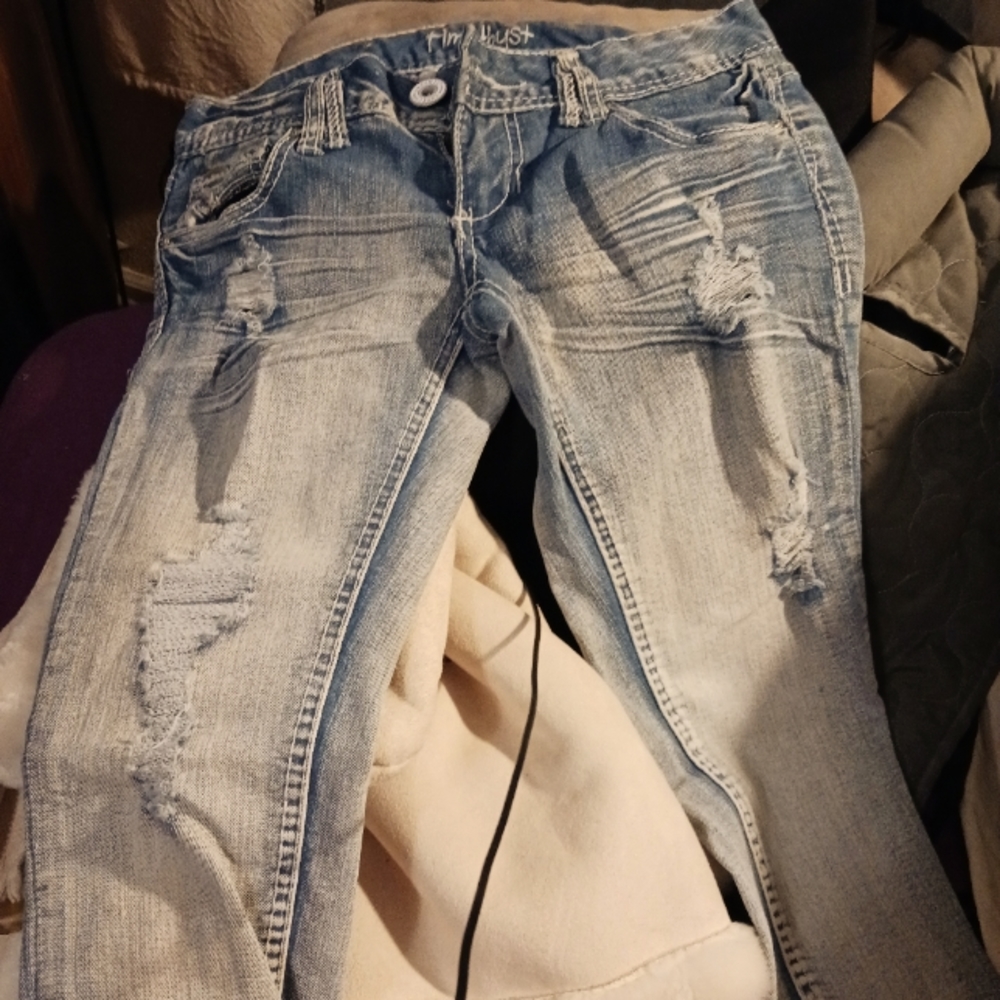 Girls jeans capri